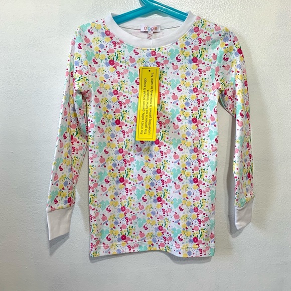 GIGGLE 2pc Floral Pajama Set - Picture 3 of 7